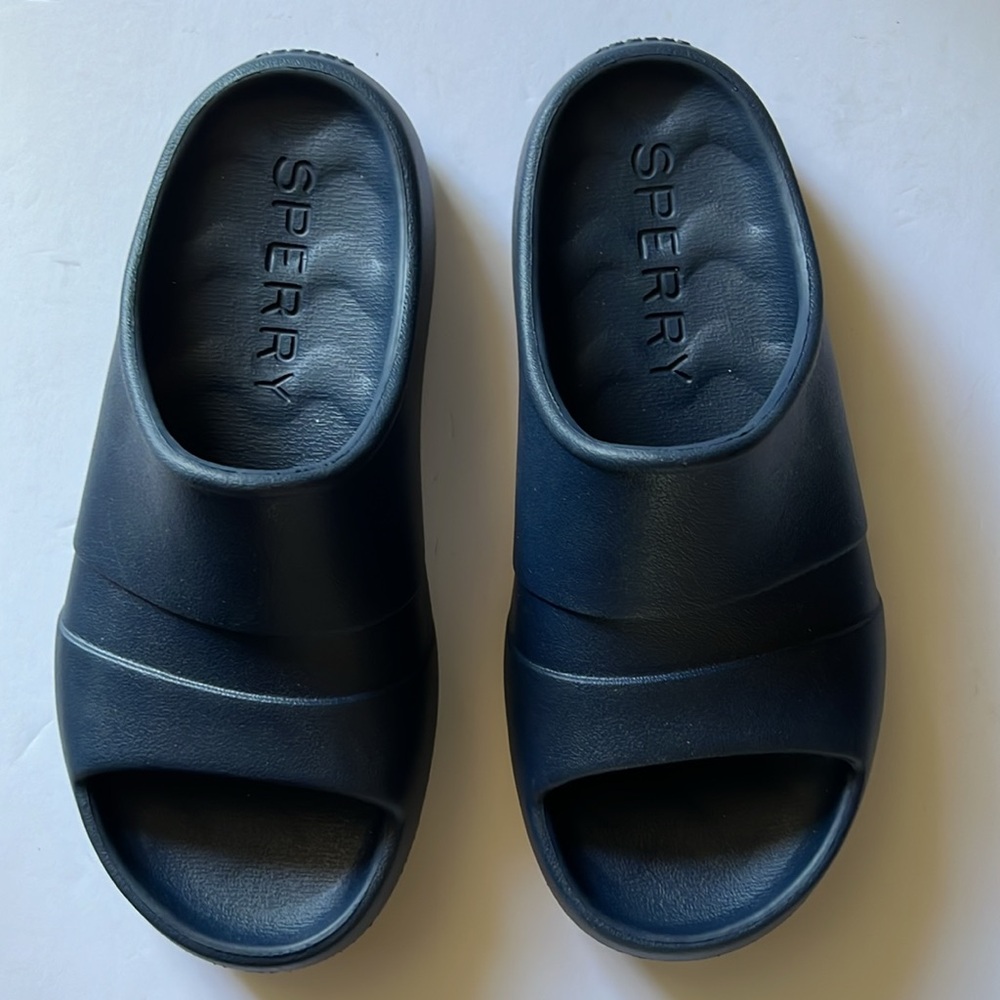 Sperry Windward Navy Blue Float Slides Sandals Men’s Size 5  (NWOT) - Picture 9 of 12